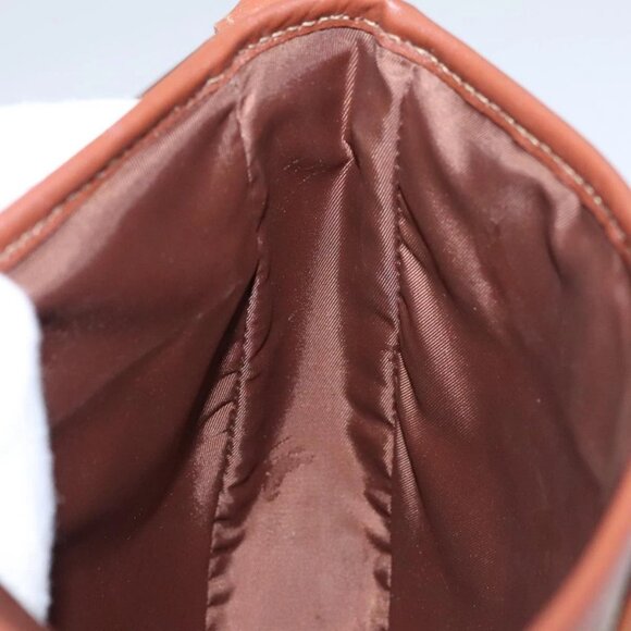 Burberrys Nova Check Shoulder Bag PVC Leather Beige Auth 110021 - Picture 12 of 16